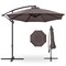 Best Choice Products 10ft Offset Hanging Outdoor Market Patio Umbrella w/ Easy Tilt Adjustment